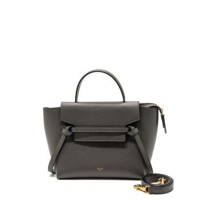 Celine micro belt Purse calfskin grey