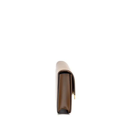 Celine Medium Classic Box Purse Calfskin Camel