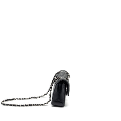 Chanel Small Classic Double Flap Bag Caviar Black SHW (microchip)