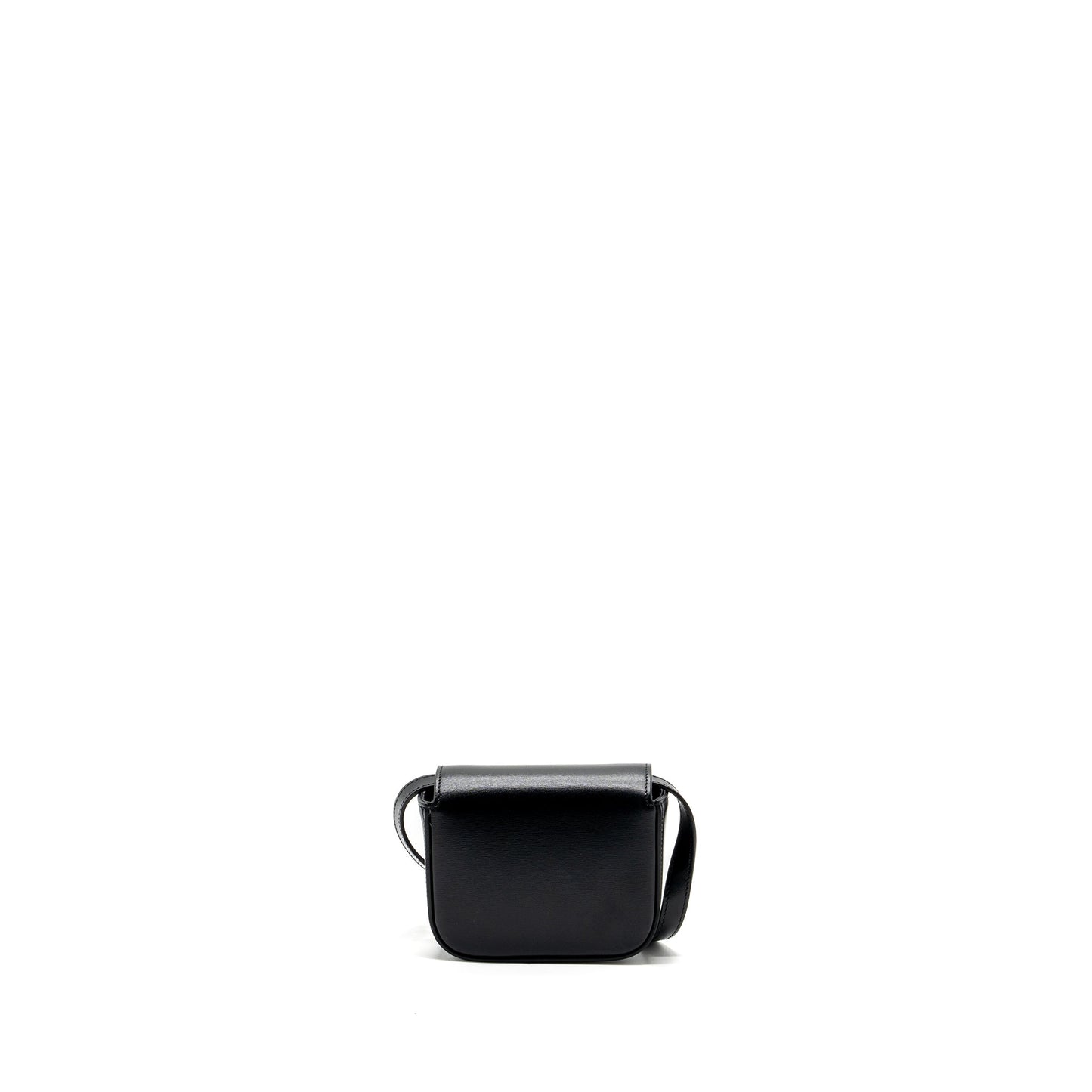 Celine Mini Claude Shiny Calfskin Black