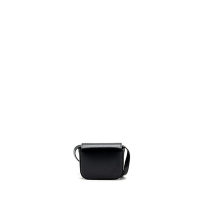 Celine Mini Claude Shiny Calfskin Black