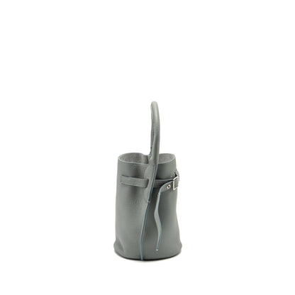 Celine Nano Bucket Big Purse Grained Calfskin Storm