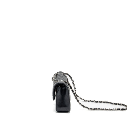 Chanel Small Classic Double Flap Bag Caviar Black SHW (microchip)