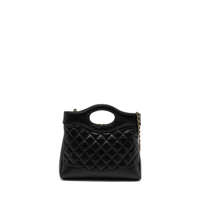 Chanel 23A Mini 31 Bag Calfskin Black LGHW (Microchip)