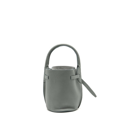 Celine Nano Bucket Big Purse Grained Calfskin Storm
