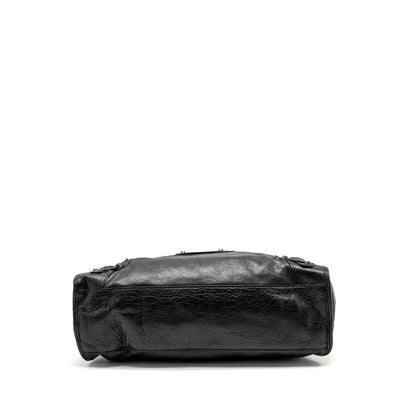Balenciaga Giant City Purse Leather Black ruthenium Hardware