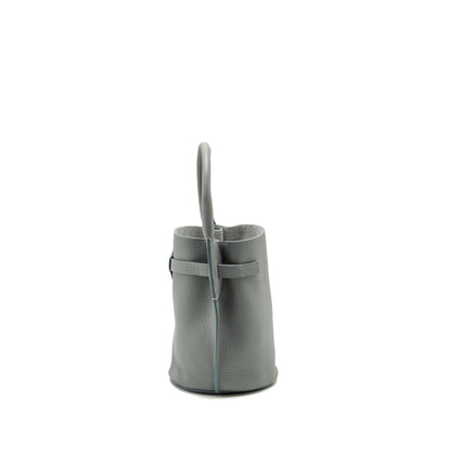 Celine Nano Bucket Big Purse Grained Calfskin Storm