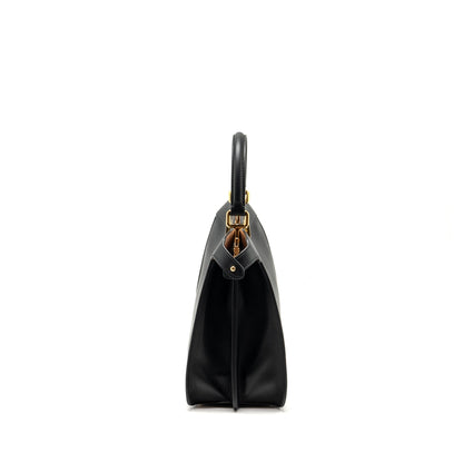 Fendi ISEEU Medium Peekaboo Calfskin Black/Light Pink