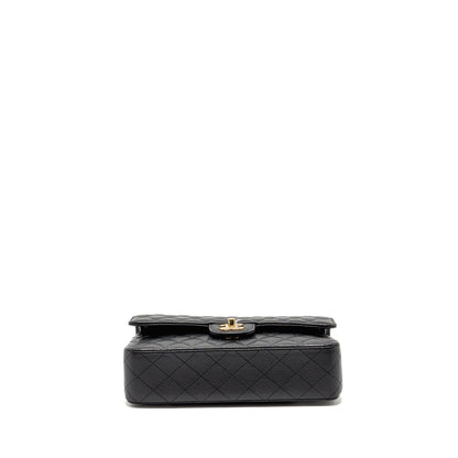Chanel Medium Classic Double Flap Bag Caviar Black GHW