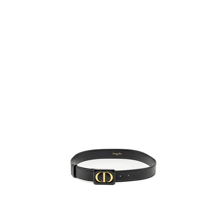 Dior size 80 30 Montaigne belt leather belt black