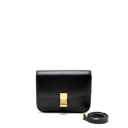 Celine medium classic box Purse calfskin black