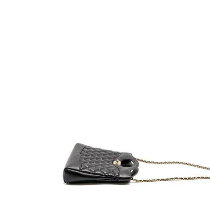 Chanel Mini 31 Bag Calfskin Black LGHW(microchip)