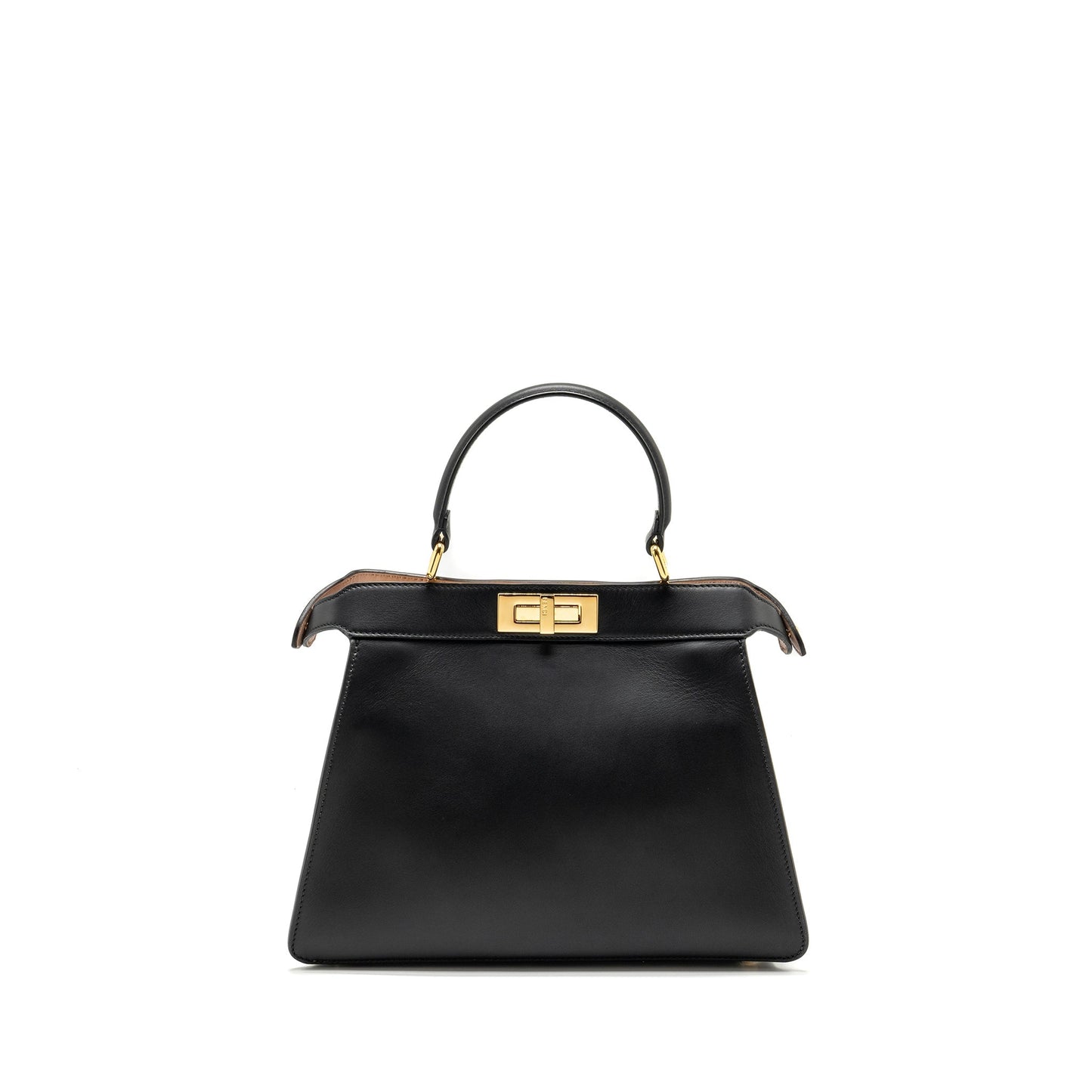 Fendi ISEEU Medium Peekaboo Calfskin Black/Light Pink