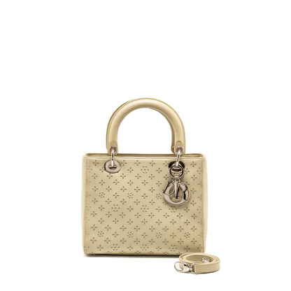 Dior Medium Lady Dior Leather Beige