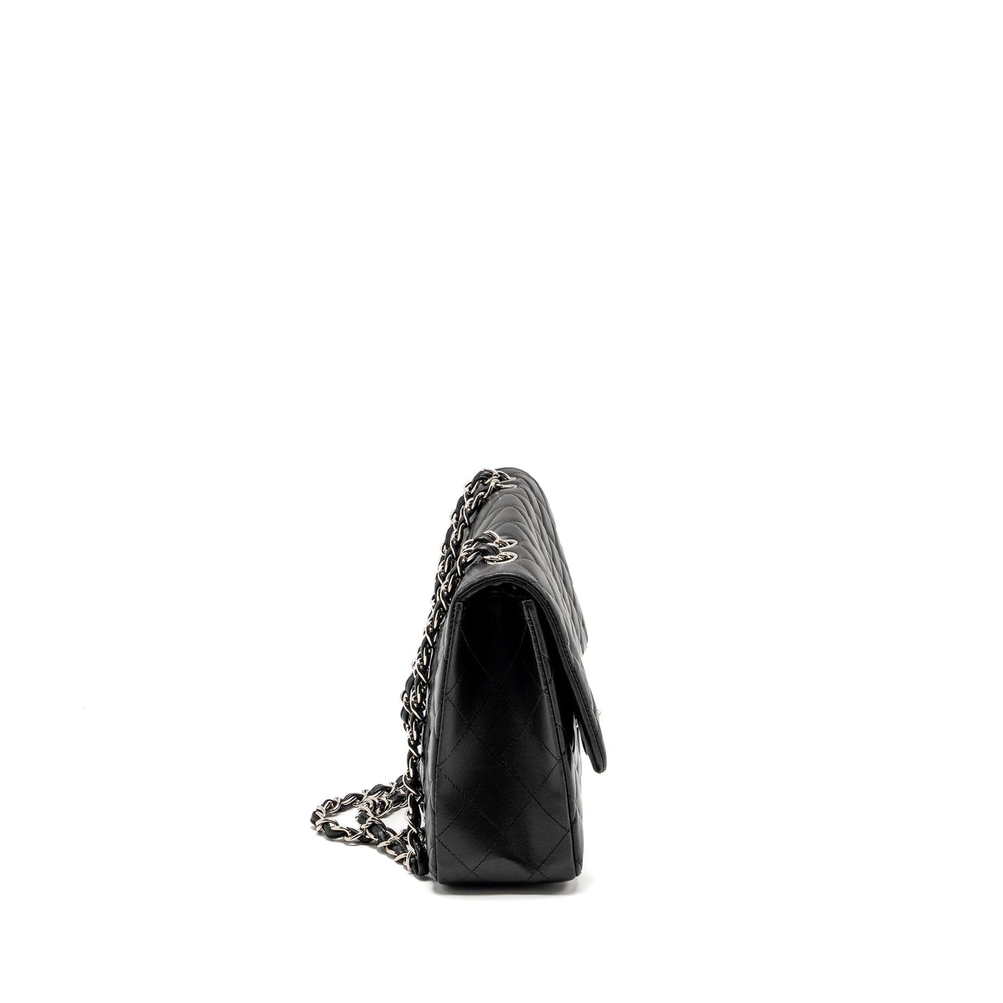 Chanel Jumbo Classic single Flap Bag Lambskin Black SHW