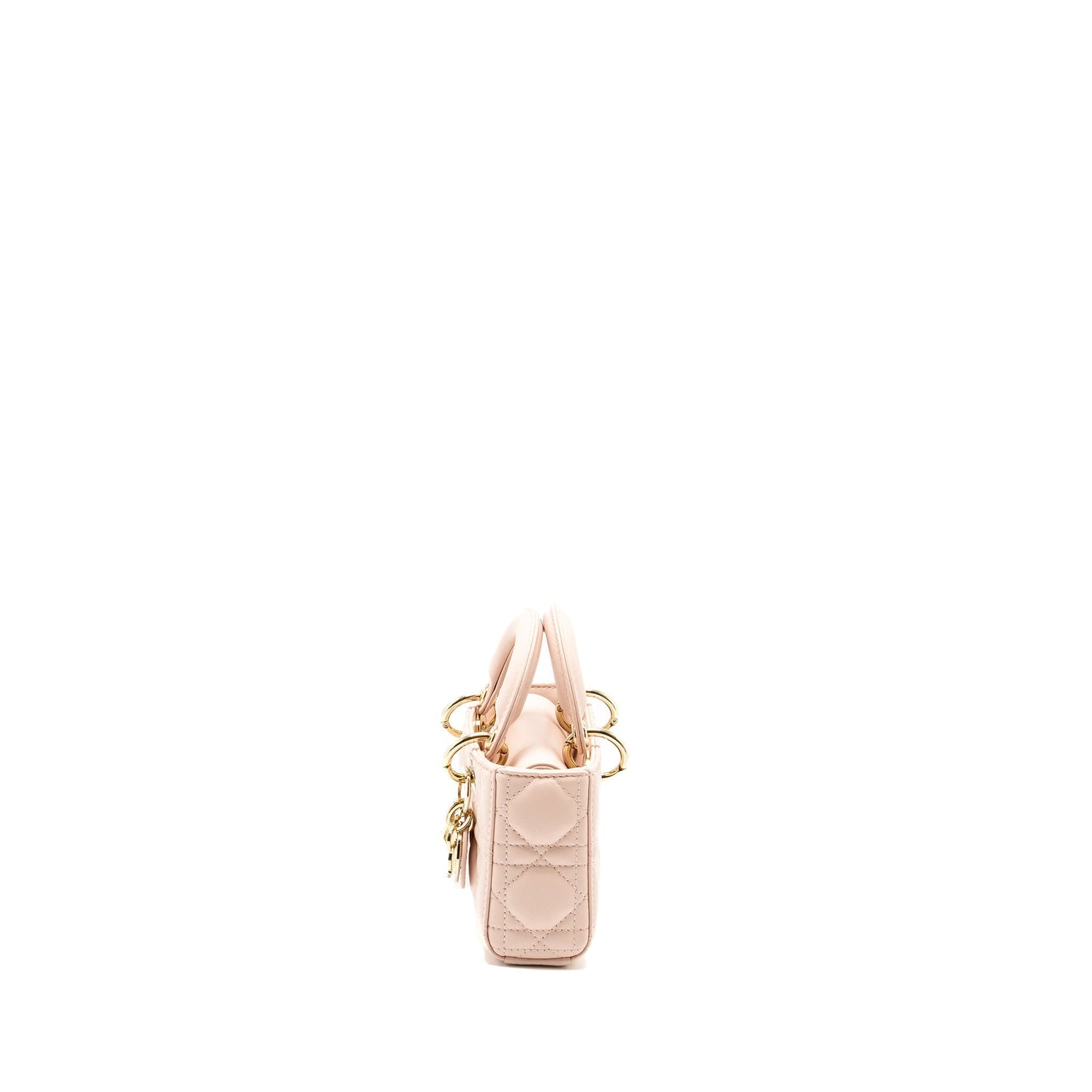 Dior Lady D-Joy Micro Purse Lambskin Powder Pink