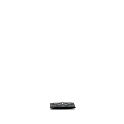 Chanel classic card holder caviar black SHW