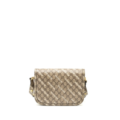 Gucci x Balenciaga Horsebit 1955 Purse Supreme/Balenciaga Print Canvas