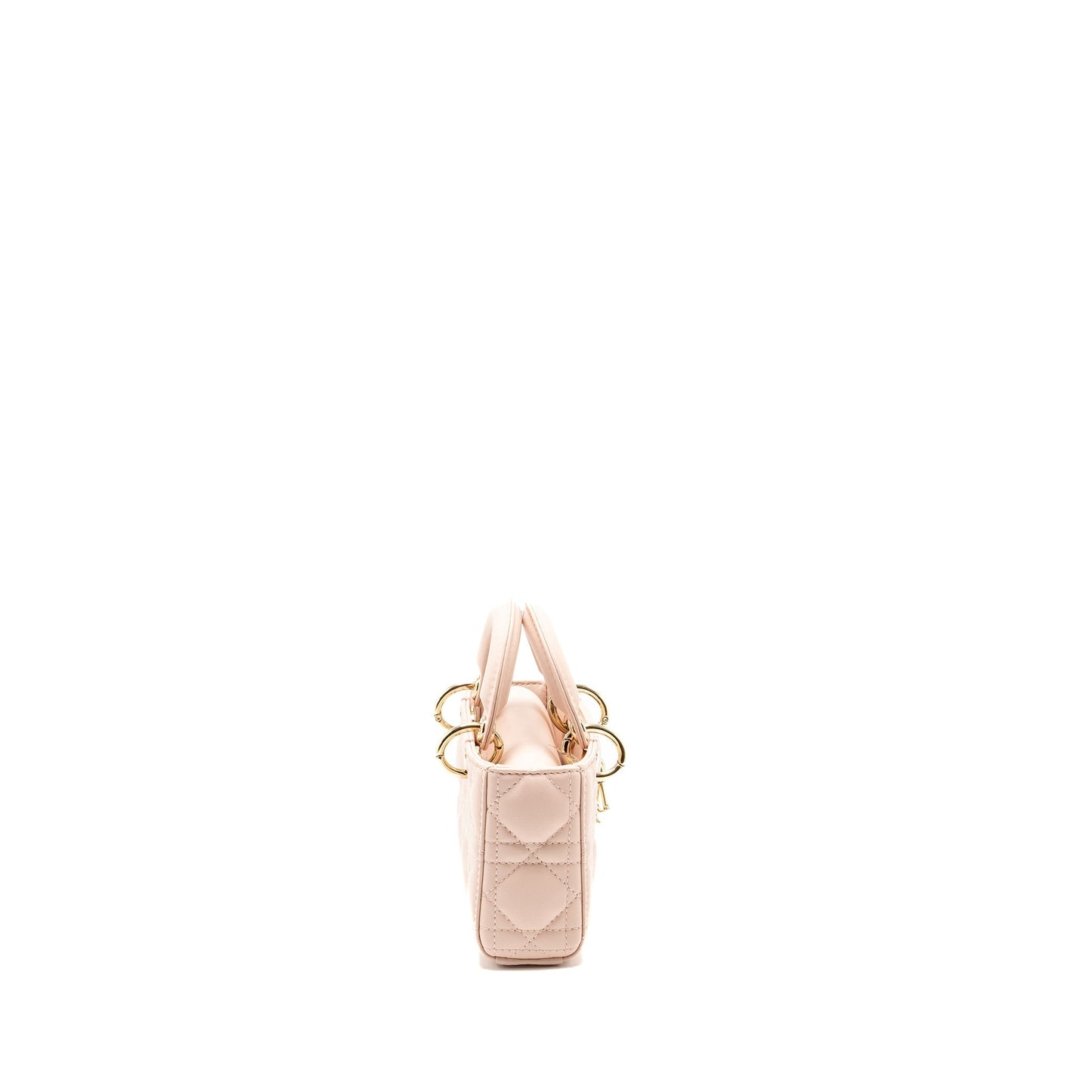 Dior Lady D-Joy Micro Purse Lambskin Powder Pink