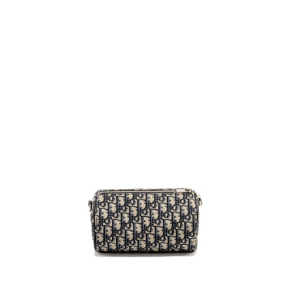 Dior Roller Messenger Purse Blue Oblique Jacquard