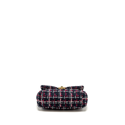 Chanel Small 19 Bag Tweed Multicolour with Multicolour Hardware