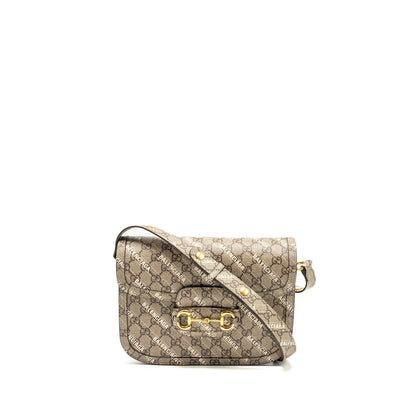 Gucci x Balenciaga Horsebit 1955 Purse Supreme/Balenciaga Print Canvas