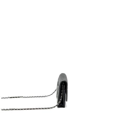 Chanel Classic Wallet On Chain Caviar Black SHW (microchip)