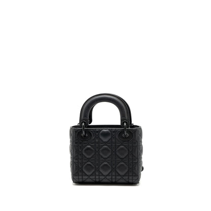 Dior Mini Lady Dior Calfskin So Black