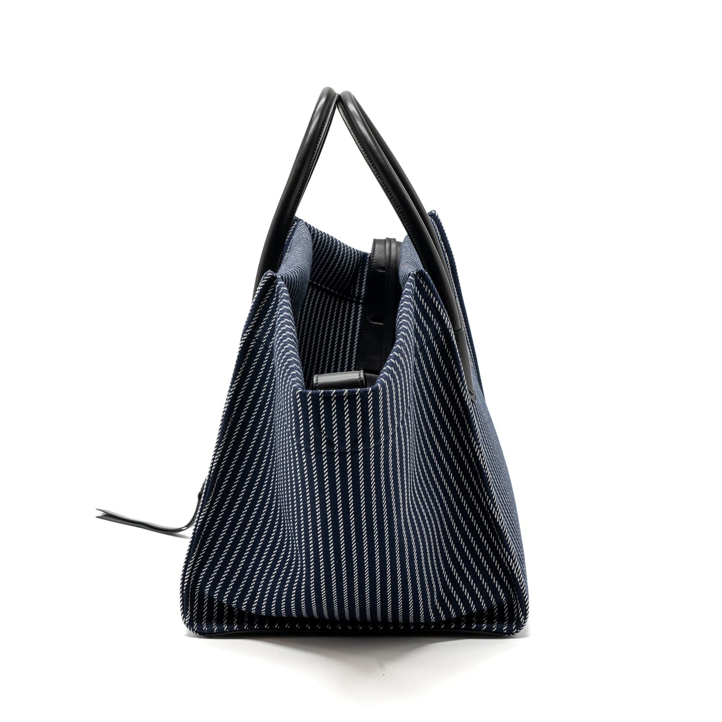 Celine phantom luggage Purse canvas / leather dark blue / black