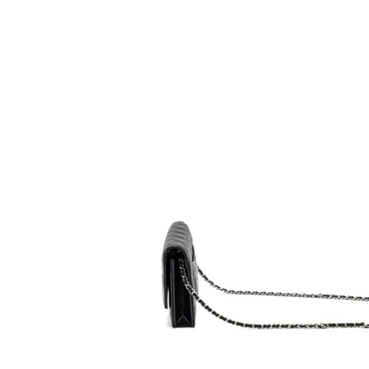 Chanel Classic Wallet On Chain Caviar Black SHW (microchip)