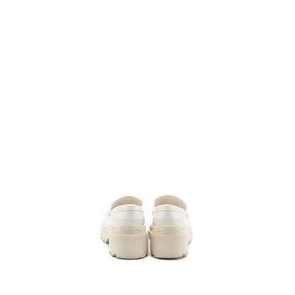 Dior size 38.5 code loafer calfskin white