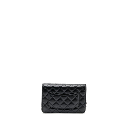 Chanel Classic Wallet On Chain Caviar Black SHW (microchip)