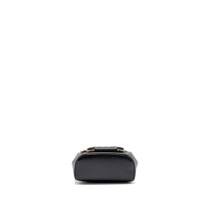 Chanel Business Affinity Drawstring Bucket Bag Caviar Black GHW