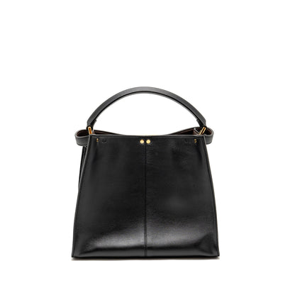 Fendi Peekaboo X-Lite Medium Calfskin Black with Flowerland Strap