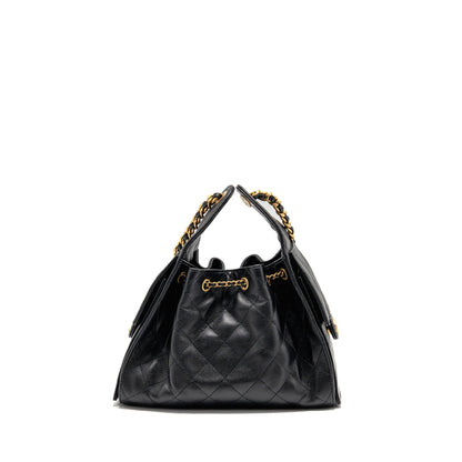 Chanel Small 25 Bag Caviar Black GHW (Microchip)