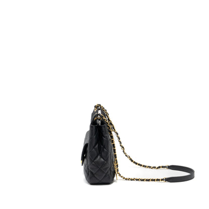 Chanel 23C Hobo Bag Grained Calfskin Black GHW (Microchip)