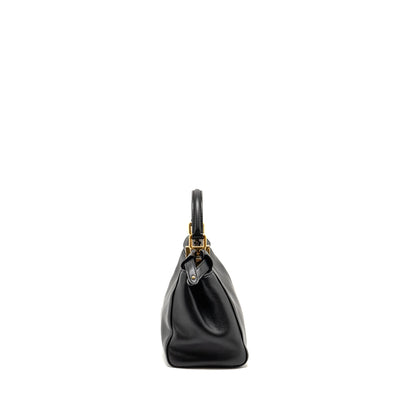 Fendi Mini Peekaboo Lambskin Black