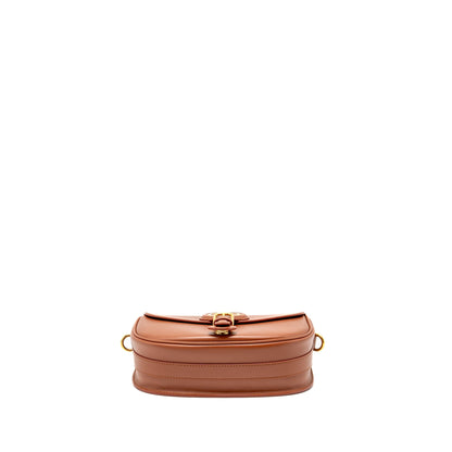 Dior Medium Dior Bobby Purse Calfskin Dark Tan