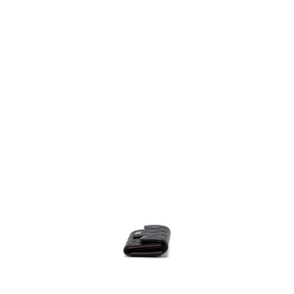 Chanel classic compact wallet caviar black GHW (microchip)