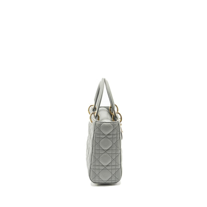 Dior My Dior Small Lady Dior Lambskin Stone Grey