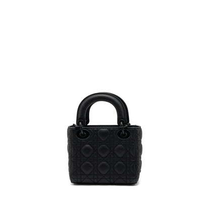 Dior Mini Lady Dior Calfskin So Black