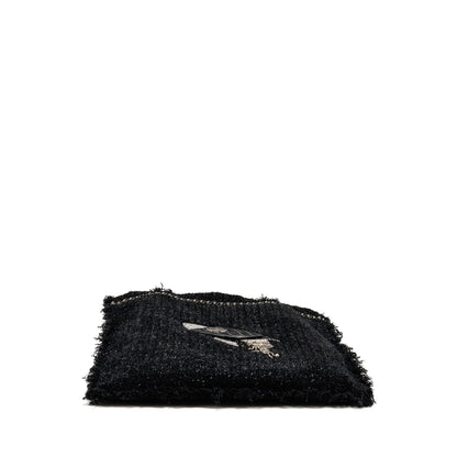 Chanel rocket tote bag tweed black SHW