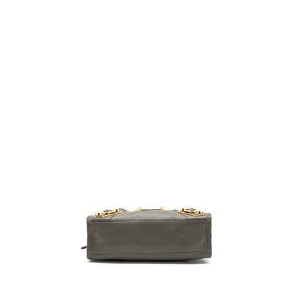 Balenciaga Mini City Purse Grey