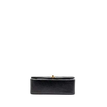 Chanel Vintage Small Diana Bag Lambskin Black GHW