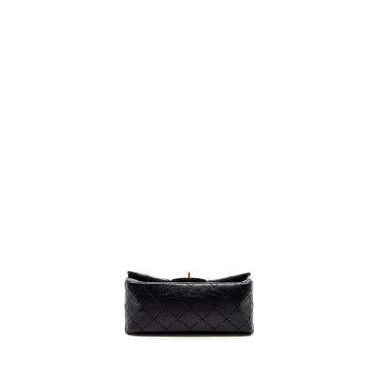 Chanel Mini 2.55 Reissue Flap Bag Aged Calfskin Black GHW (Microchip)