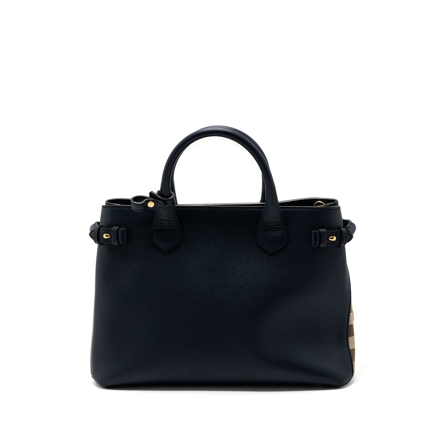 BURBERRY Large BANNER Purse CALFSKIN Dark Blue/MULTICOLOUR