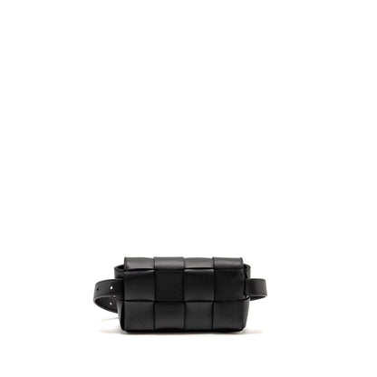 Bottega Veneta Cassette Belt Purse Calfskin Black