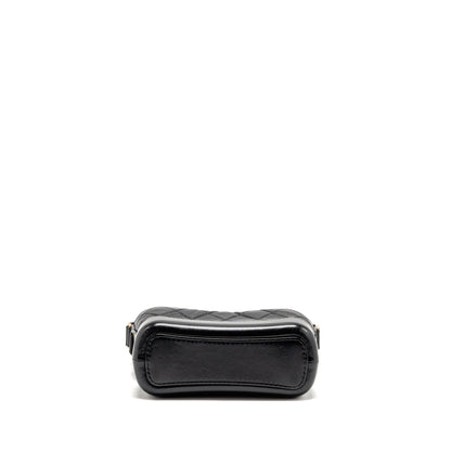 Chanel Small Gabrielle hobo bag calfskin black multicolor hardware