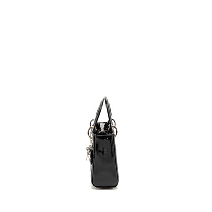 Dior Mini Lady Dior Patent Black
