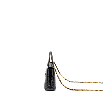 Chanel Mini Kelly Shopping Tote Bag Calfskin black GHW (microchip)